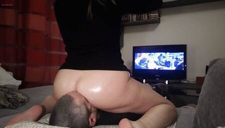 Relaxing Face Fuck While I Watching A Movie! FULL VERSION! (20 Min!) 5% DISCOUNT!