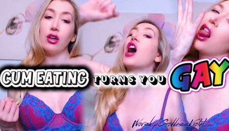 Cum Eating Turns You Gay