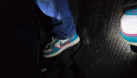 Night Drive in Nike Air