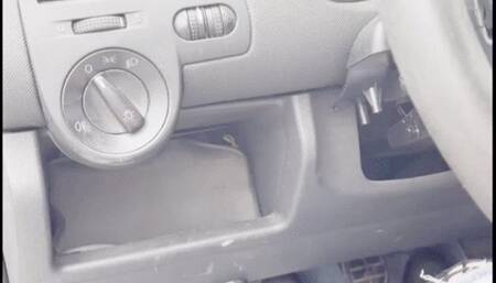 Hard revving puming engine boils Inside view