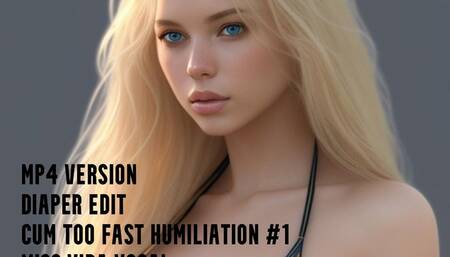 MP4 VERSIONDIAPER EDIT Cum too fast humiliation #1