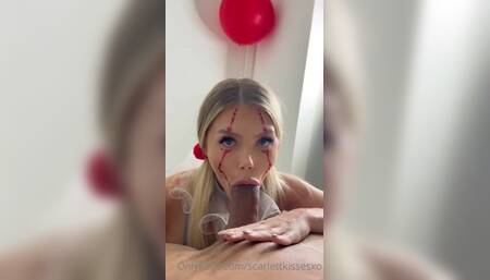 ScarlettKissesXO Pennywise Cosplay Sextape Video Leaked