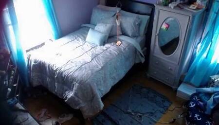 IPCAM – Blonde college girl masturbates in her underwea