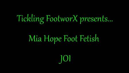 Mia Hope JOI For Her Feet