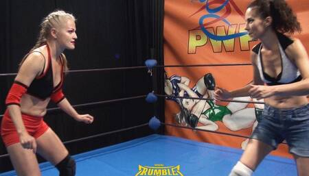 Stiletta vs Tera - Female Pro Wrestling Fight - RM211- FullHD