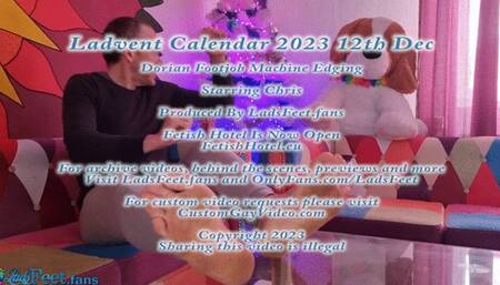 Ladvent Calendar 23 - 12th Dec - Footjob Edging From Dorian's Silicone Foot