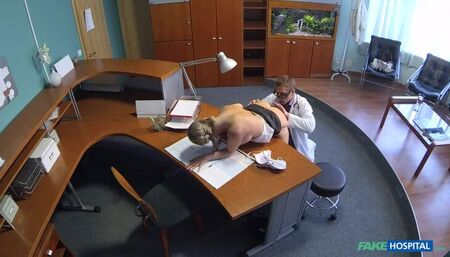 Lady sucks cock to save on medical bills