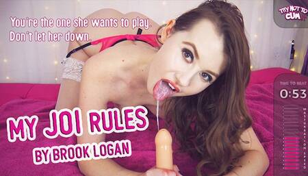 Games porn with ideal Brook Logan from The Jerk Off Games