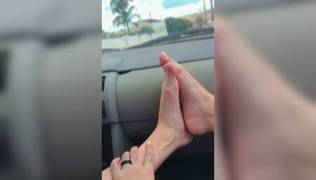 Watch My Feet on the Dash