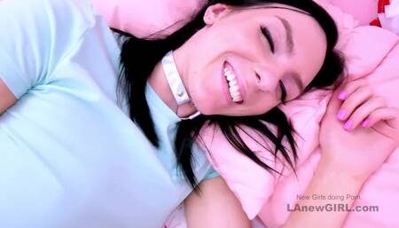 LA New Girl featuring date's sexy feet clip