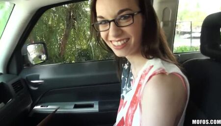 Stranded Teen Sucks Cock