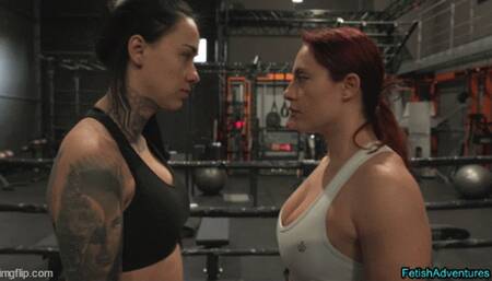 Female Competitive Wrestling - Gaia vs Milana mp4