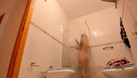 STEPSON FUCKS IN THE BATHROOM COUGAR MATURE MILF STEPMOM