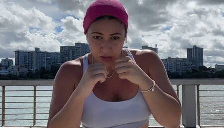 Shadow boxing in Puerto Rico