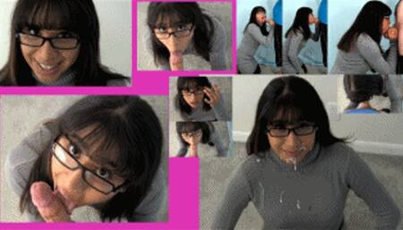 eRica lost her pearl necklace & wants a new one so she deep throats and gags on a cock for it!