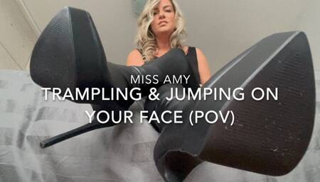 Trampling & Jumping On Your Face (POV)