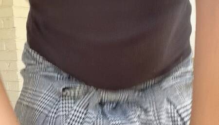 Full Body View of Naughty School Girl Smoking in Pigtails and Glasses - White Filter 100 Cigarette - Goddess D