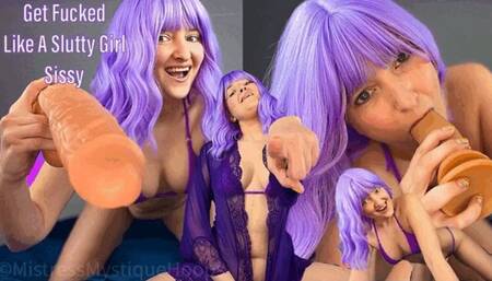 Get Fucked Like a Slutty Girl Sissy Training - Learn to get fucked like a slutty girl - Sissification and Female Domination with Femdom Mistress Mystique - MP4