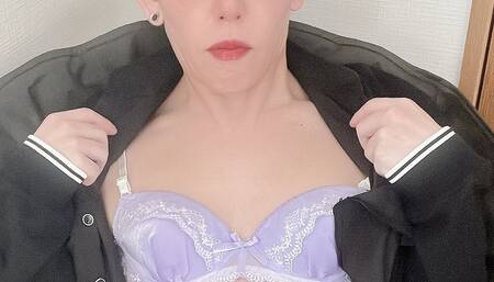 Sissy CD Serina Love to Show Her Masturbation