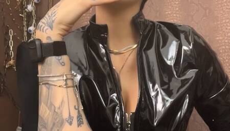 Latex coat in a cigarette or was it the other way around?