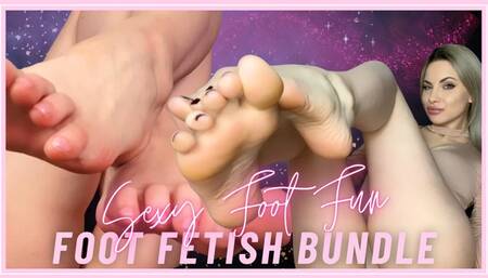 Sexy Foot Fun (Foot Fetish Foot Worship Bundle)