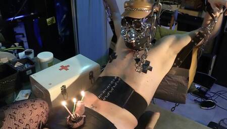 piercings for this bitch and burn some small candles on your dick for celebrate 1 year propety slave