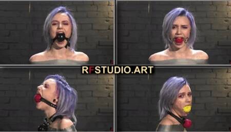 Astrid - Gag test for her roomy mouth (FULL HD MP4)