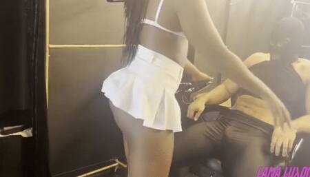 Lana Luxor Humps Her Horny Hairdresser (SD)