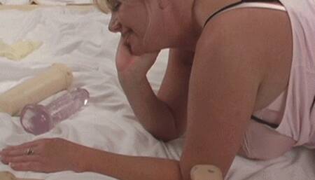 Faith Morgan Inserts Giant Toys With old Man Chucks Help! (mp4)