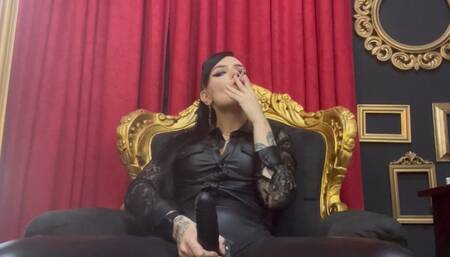 POV strapon ass fuck and BJ with instructions