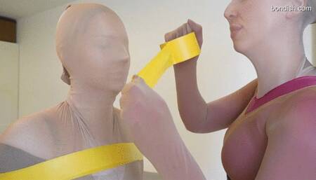 PANTYHOSE FRIENDS - FEATURING NAOMI ROUGE - PART 2 - Encasement