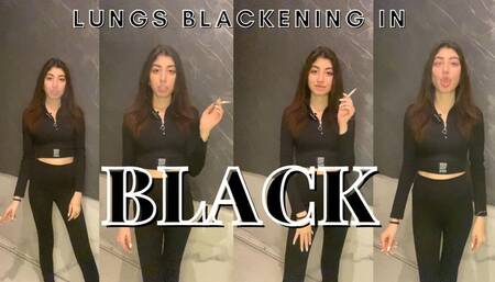 Lungs Blackening In Black