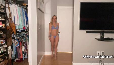 Vicky Stark Nude Stripe Theme Try On Haul Video Leaked