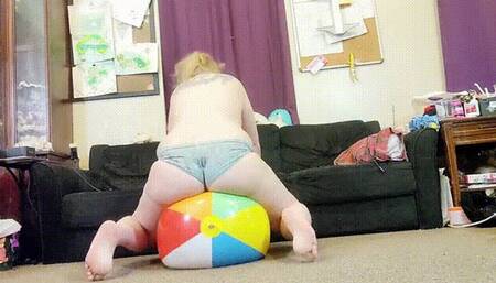 No Pants No Problems on Classic Beach Ball