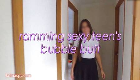 Massage on A Thick Latina Bubble Butt