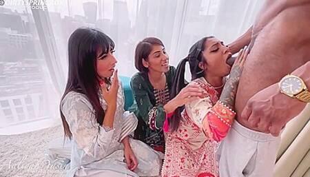Aaliyah Yasin Yasmina Khan Sahara Knite Three Desi Bhabis Gone Wild With A Streamvid.net