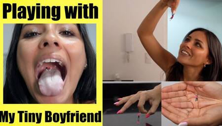 Playing with my Tiny Boyfriend - Giantess Enola 720