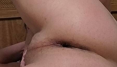Self-pleasure with a big toy