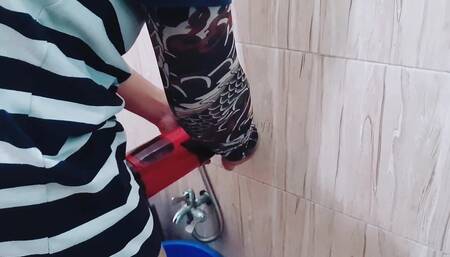 Caught My Stepbrother Jerking off! He Wants to Continue with My Deep Throat