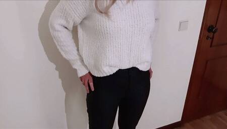 Eat your bread with chocolate on my high heels