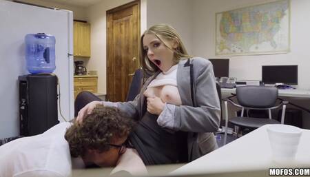 Ava Hardy In Pale Skinned Bitch Gets Pounded In The Office