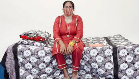 Desi Hot Bhabhi with Perfect Natural Tits Best Riding on Dildo