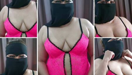 Arab milf with big naturals saggy tits