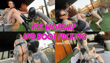 Ass Worship and Boot Fucking 4K ft Mistress Demoness Luna