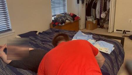 Mikey gets Plugged and Spanked