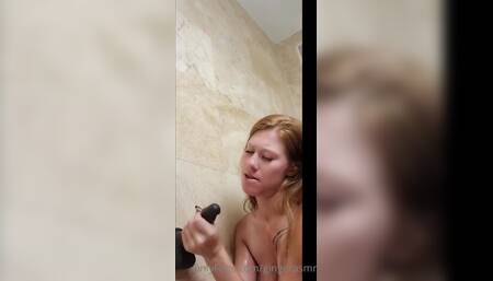 Ginger ASMR BBC Dildo Fuck Shower Video Leaked