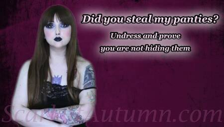 Did you take my favorite panties? - MP4 HD 1080p