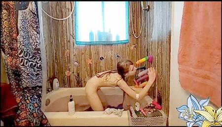 ASMR Bath Stream "Cumclusion" Facials, Cum, DP