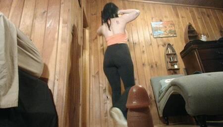 pov gym sock footjob