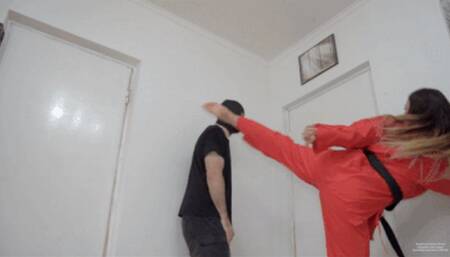 Kicked By Female Feet II